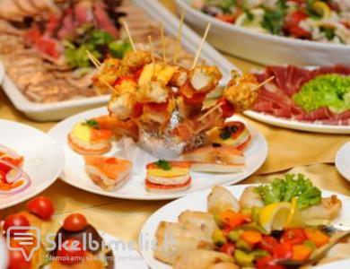 Jubiliejai, gimtadieniai. Vestuvės. Maistas šven