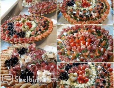 Vieno kąsnio užkandėlės banketams, furšetams