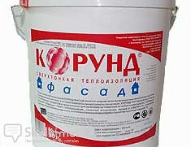 Dažai apšiltinimui